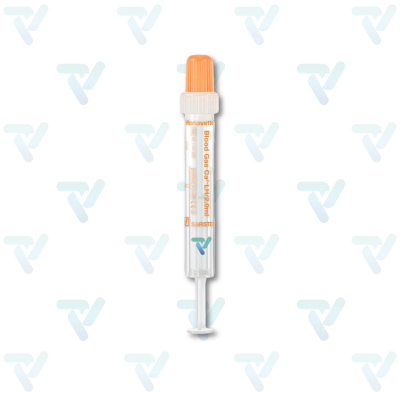 Monovette® 2 ml Heparina litio, CA+, GAS en Sangre c/100 piezas - Sarstedt