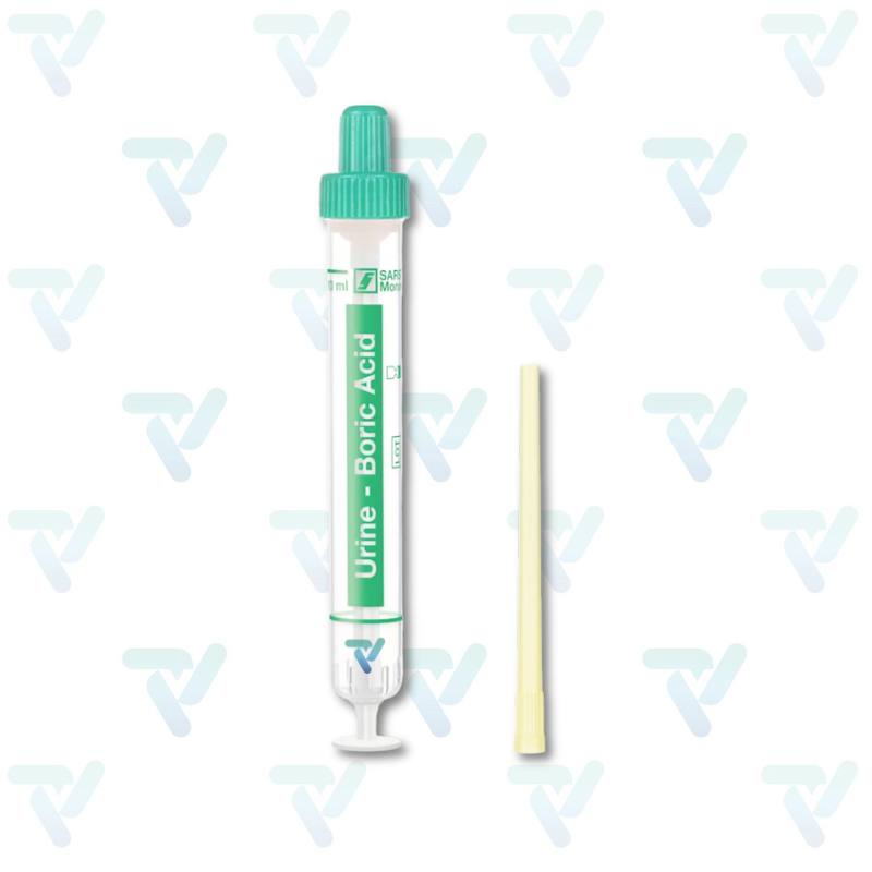 Monovette® Orina Verde 10 ml Ácido Bórico c/64 piezas - Sarstedt