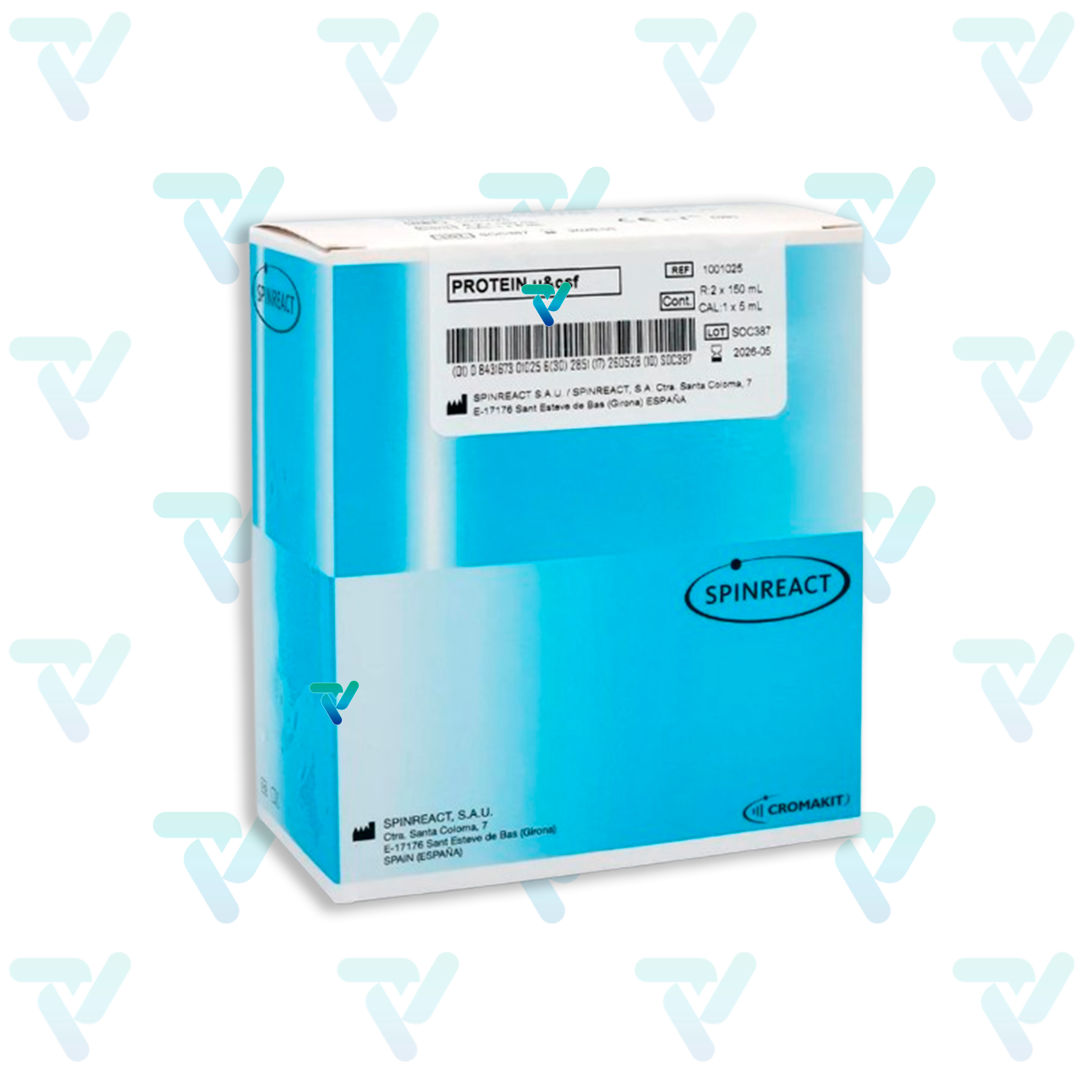 Proteínas Totales en Orina y LCR 2x150 ml - Spinreact