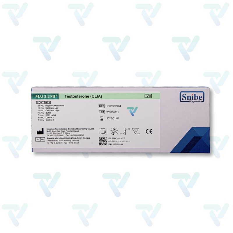 Testosterona 2da generación c/50 pruebas - Snibe