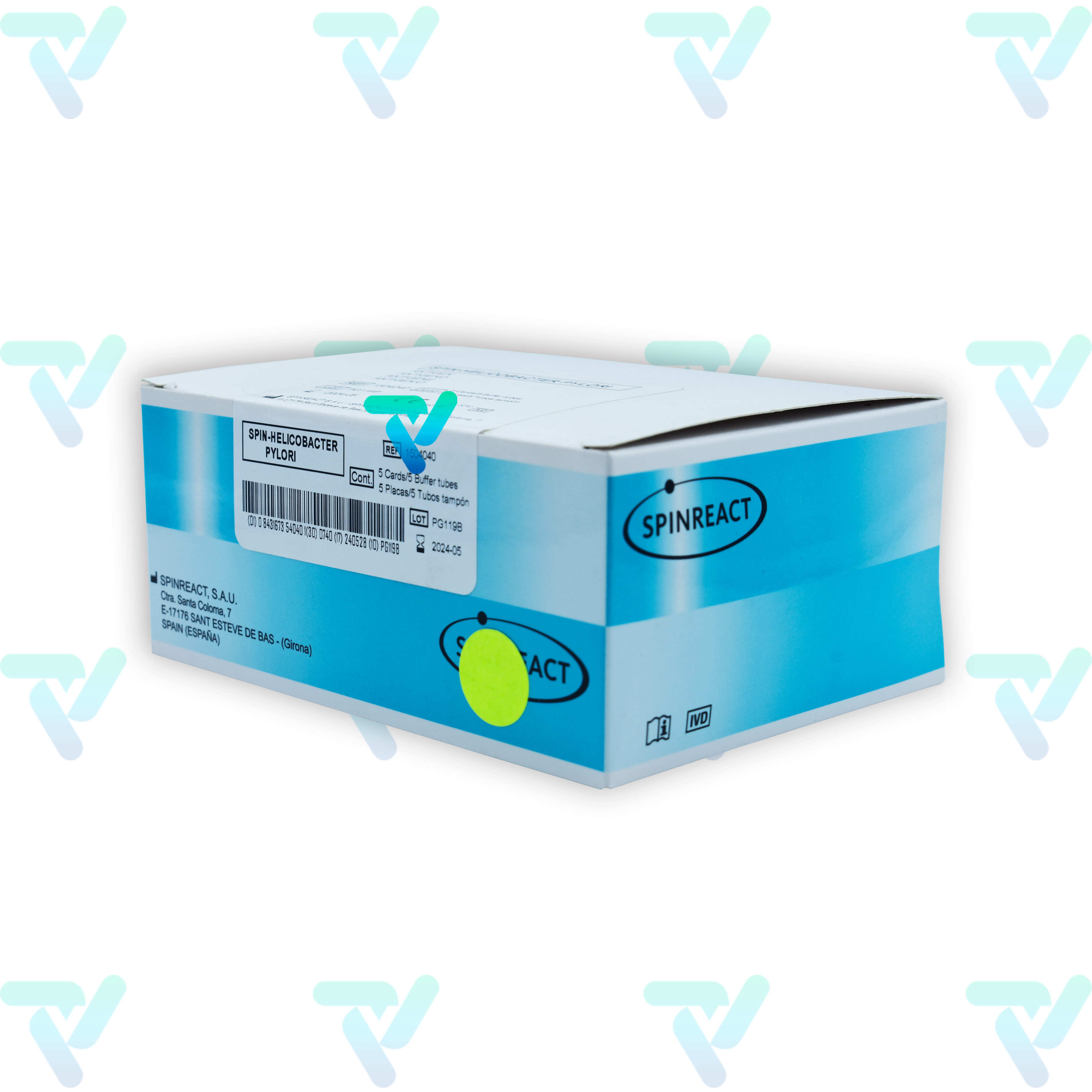 Helicobacter pylori 5 placas Spinreact