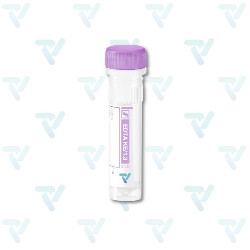 Microtubo Lila preparado muestra de 1.3 ml K3EDTA c/100 piezas - Sarstedt