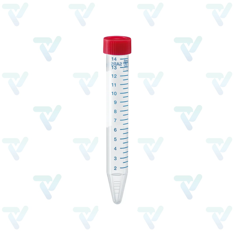 Tubo Cónico de 15 ml estéril, graduado, PP, 120x17mm c/50 piezas - Sarstedt