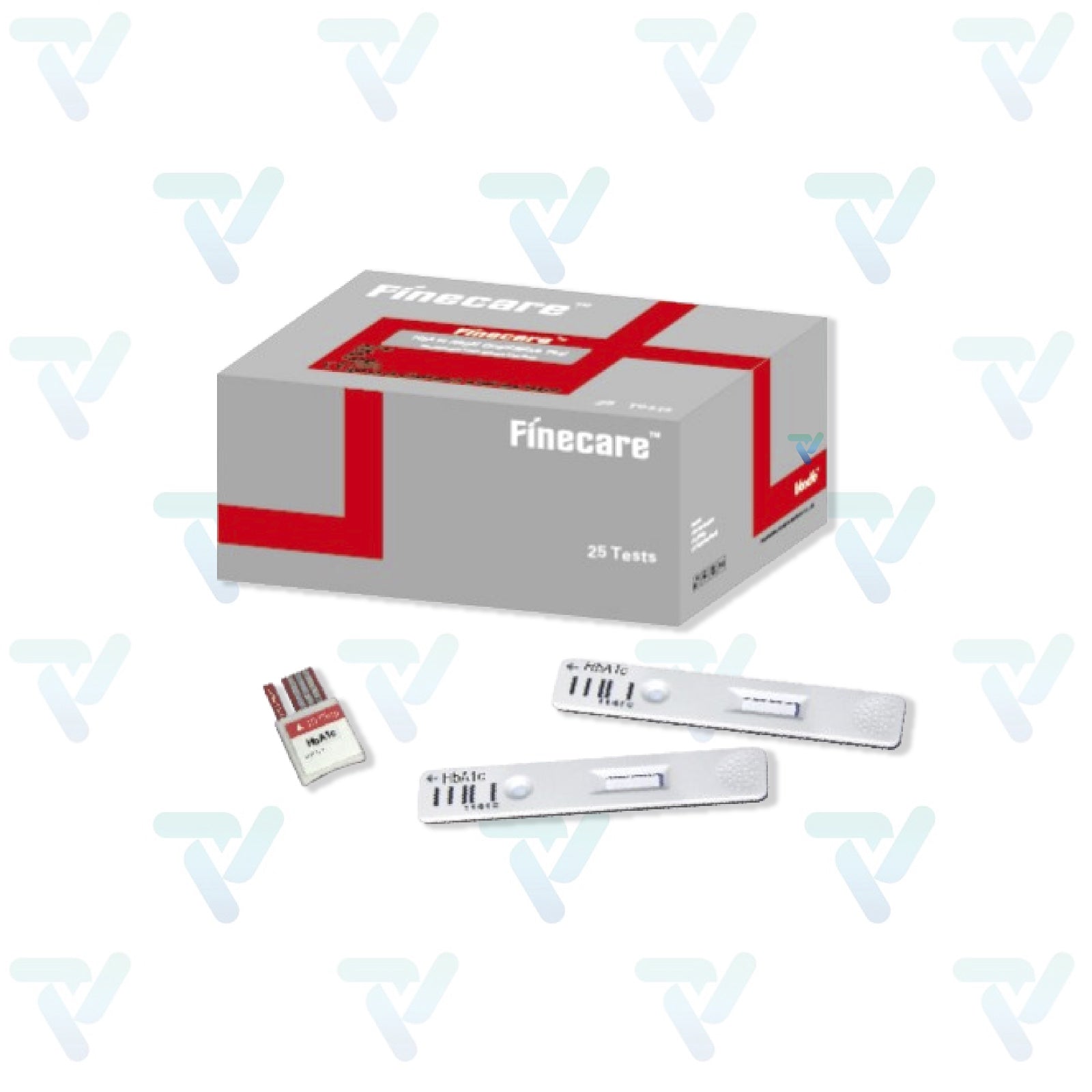 Hemoglobina Glicosilada (HbA1c) c/25 pruebas - Finecare