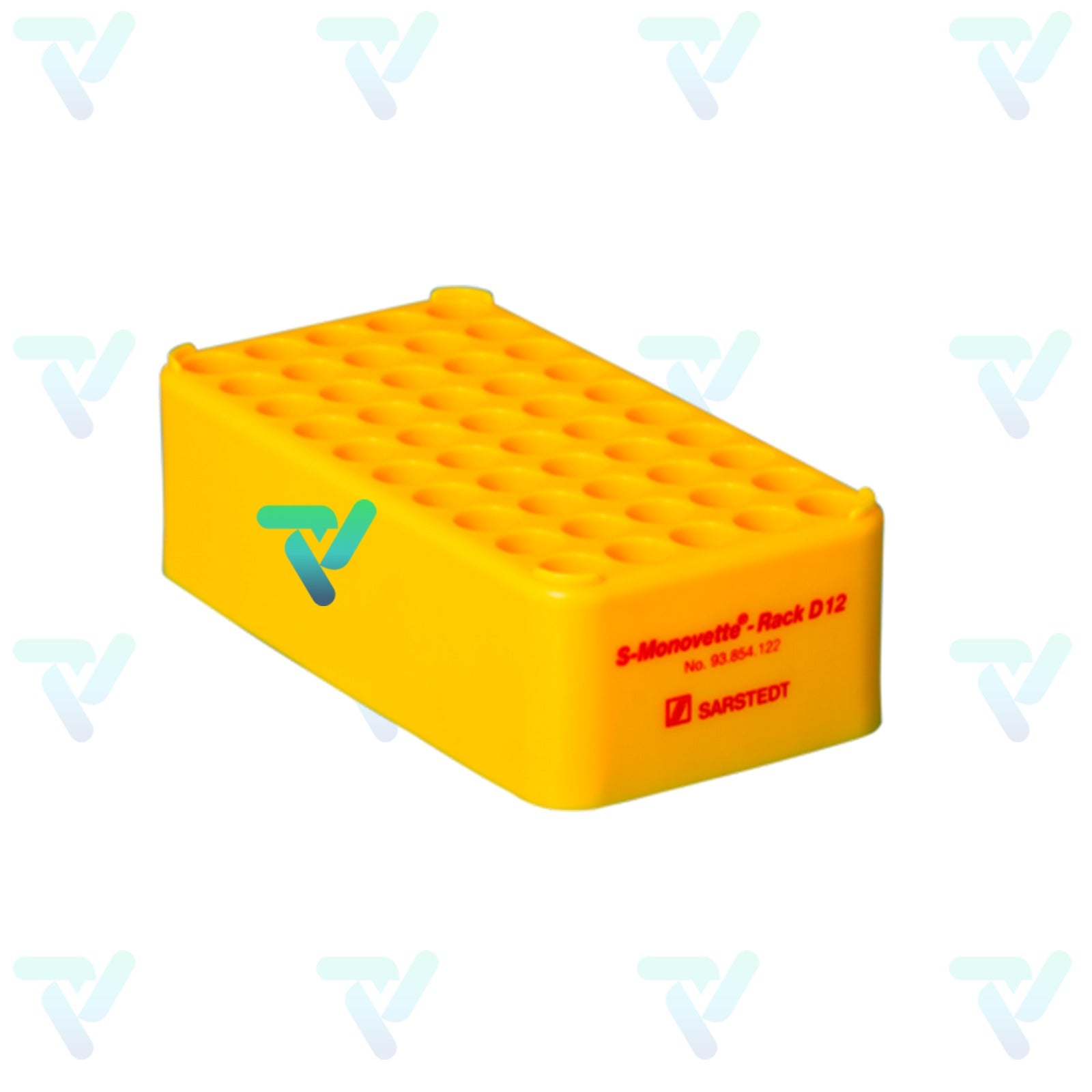 Gradilla S-Monovette Amarilla Rack D12 50 orificios pieza - Sarstedt SARSTEDT