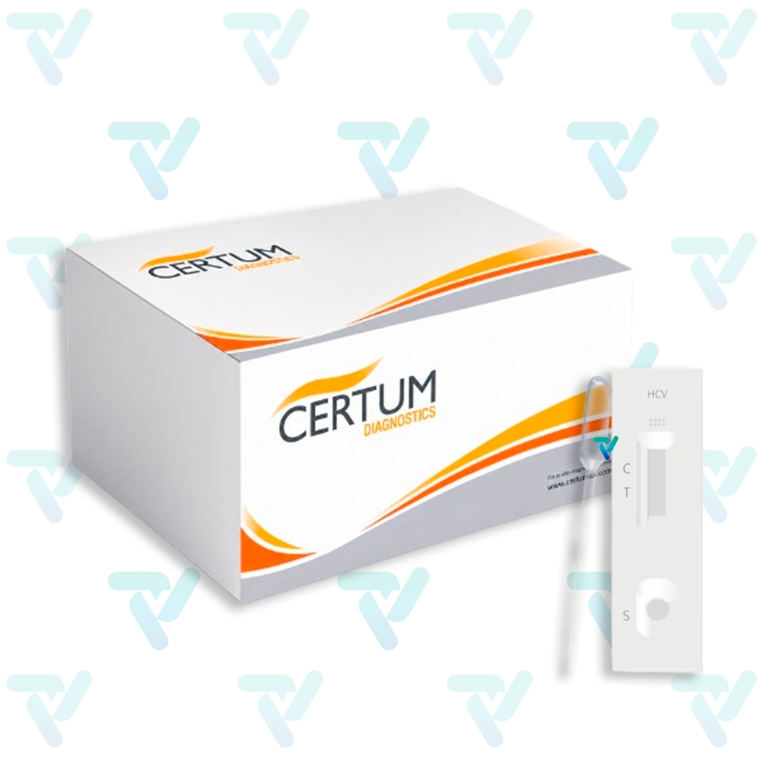 Hepatitis C (HCV) Ac c/40 pruebas - Certum