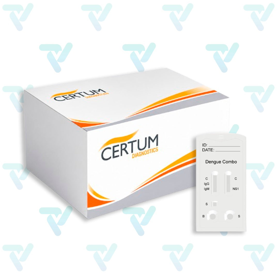 Dengue Duo (NS1)+(IgG/IgM) en Cassette c/25 pruebas- Certum