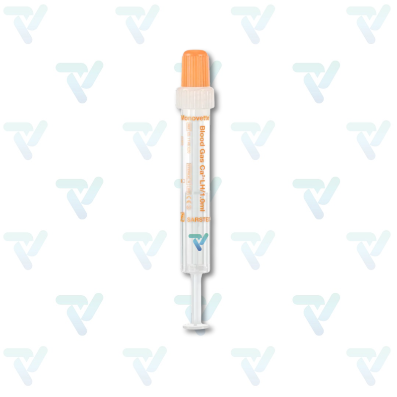 Monovette® 1 ml Heparina litio, CA+, GAS en Sangre c/100 piezas - Sarstedt