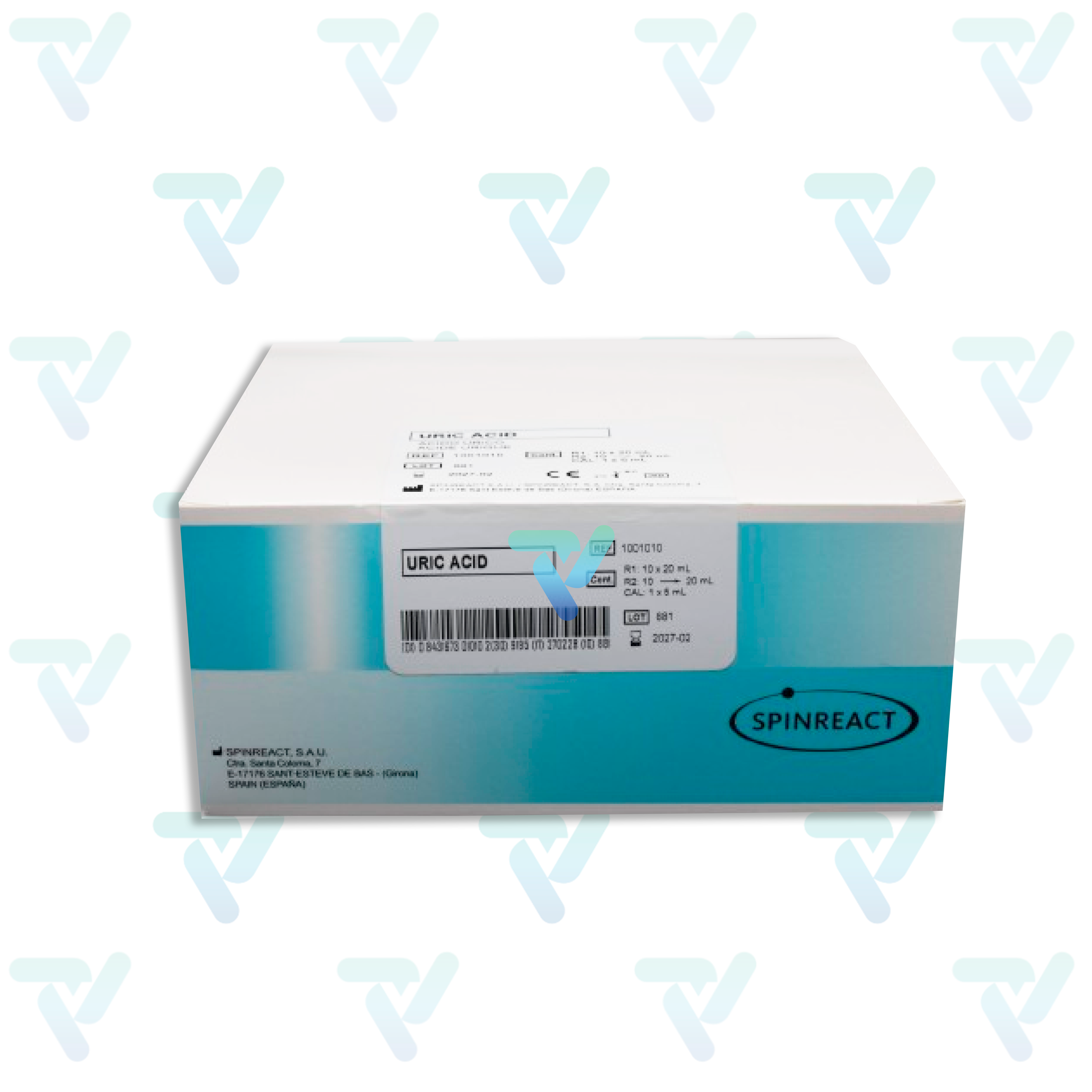 Ácido Úrico 10x20 ml - Spinreact