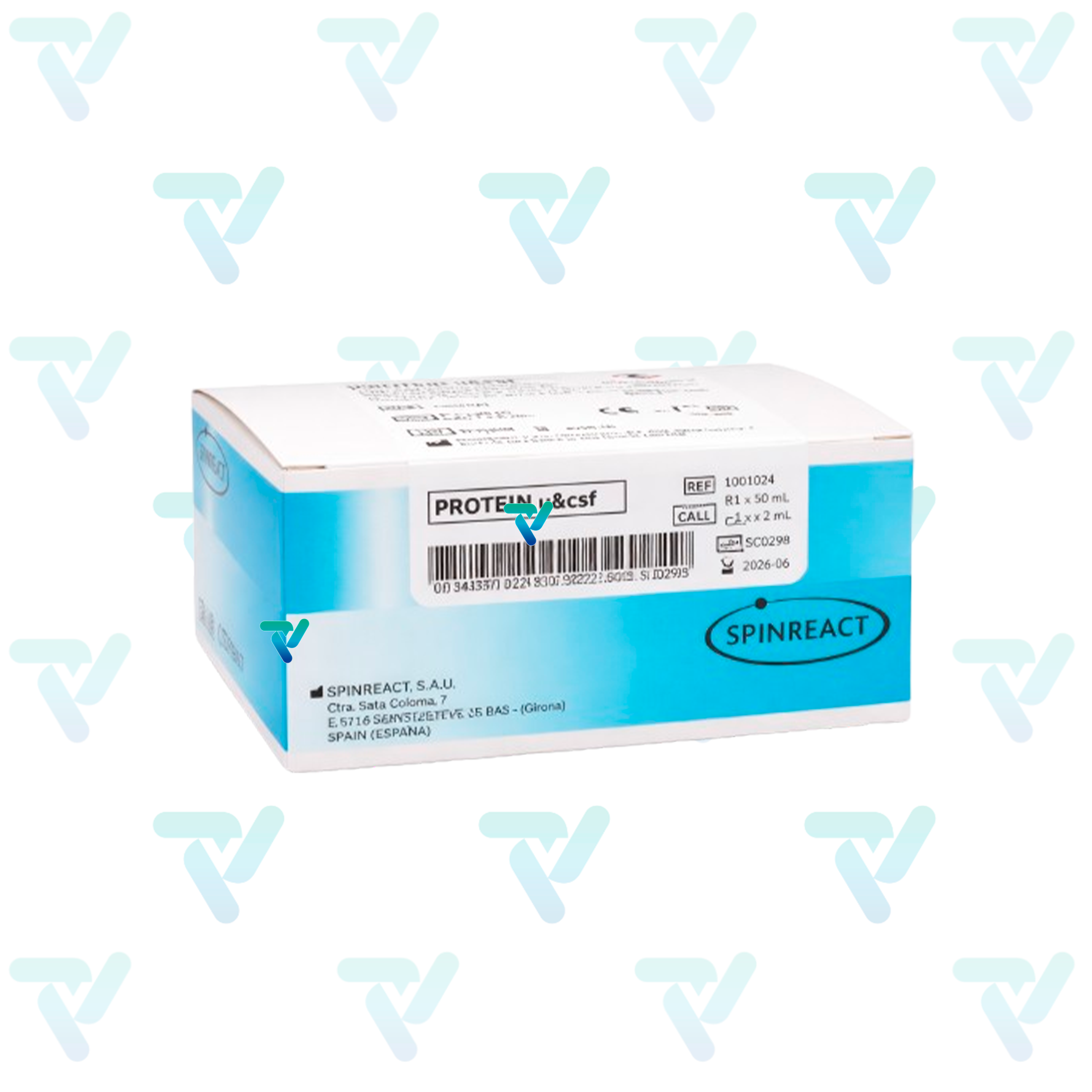 Proteínas Totales en Orina y LCR 2x50 ml - Spinreact
