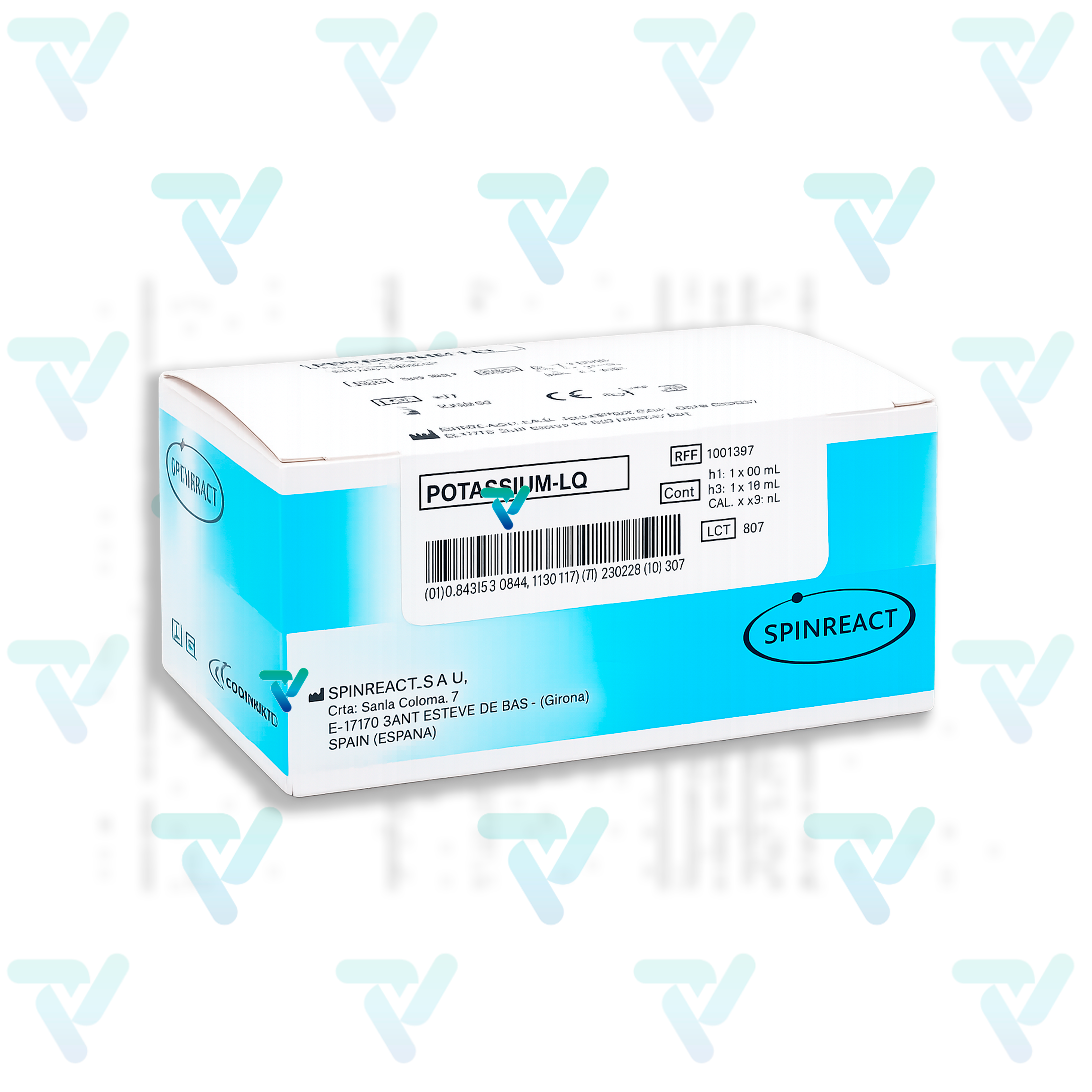 Potasio 1x60 ml/ 1x5 ml / 2x3 ml - Spinreact