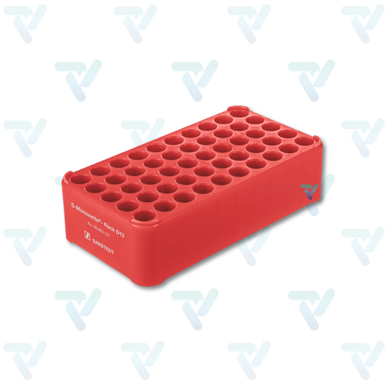 Gradilla S-Monovette®-Rack D13, 50 orificios, PP, RO - Sarstedt
