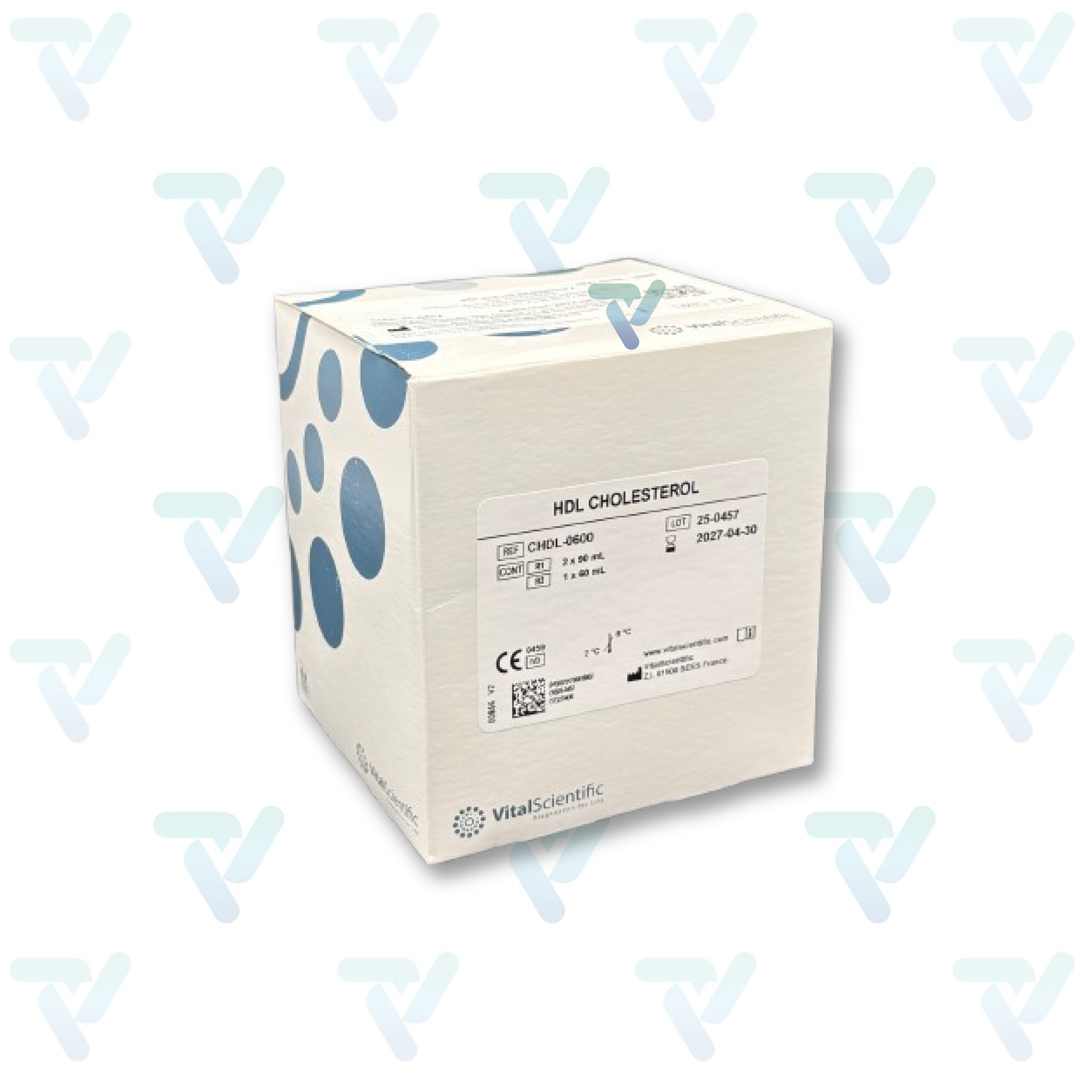 Colesterol HDL 2x120 ml - Vital Scientific (Elitech)