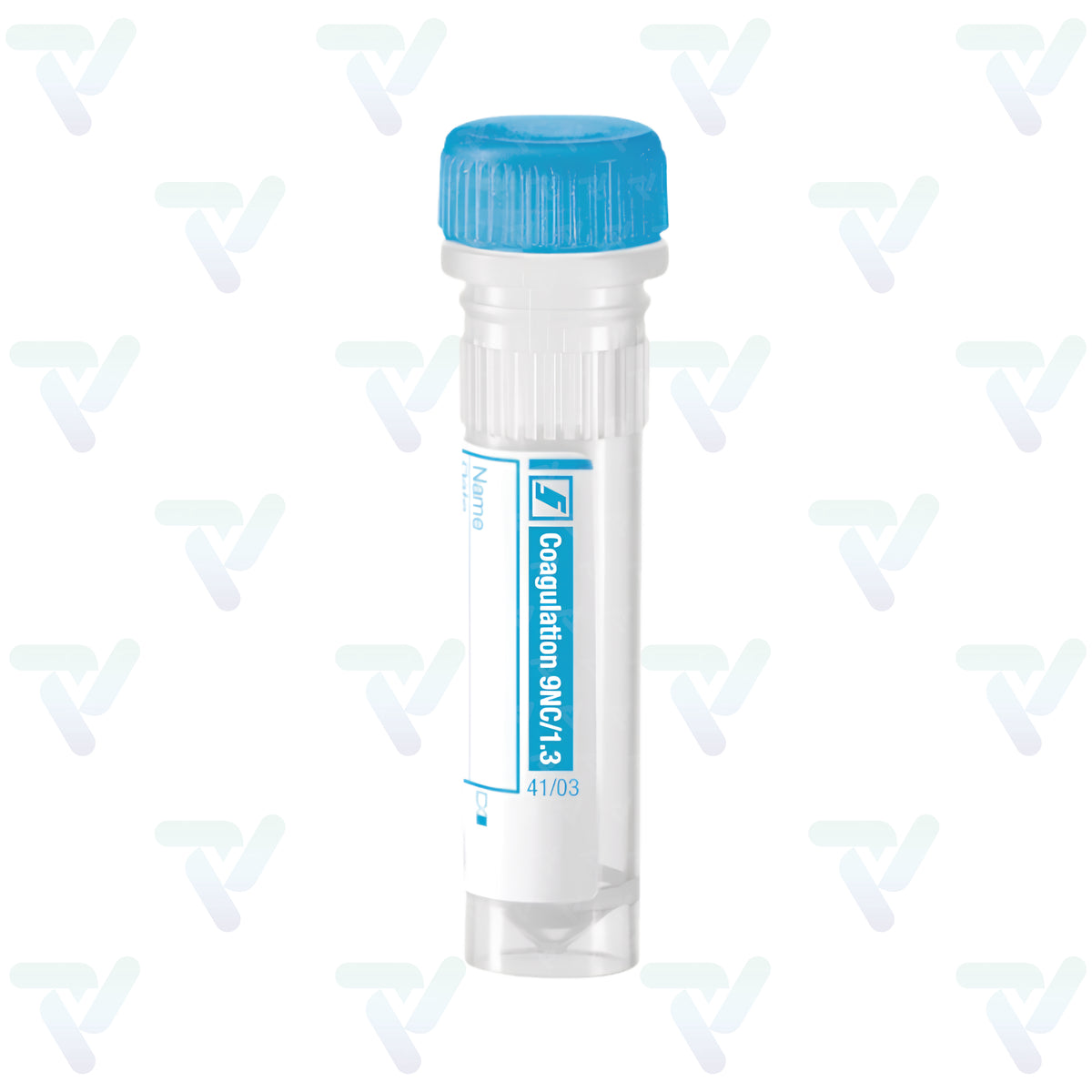 Microtubo Azul preparado muestra de 1.3 ml Citrato c/100 piezas - Sarstedt