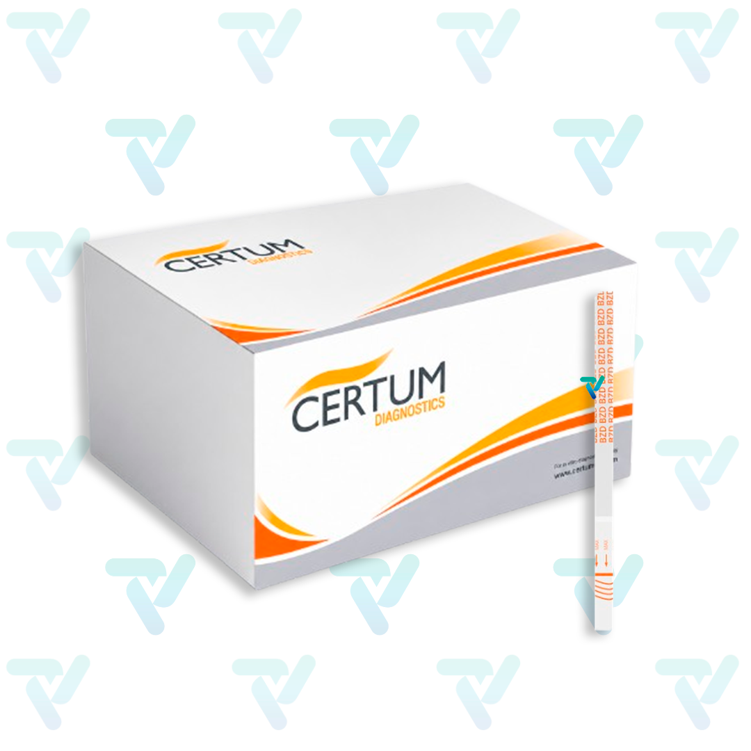 Benzodiacepina (BZD) en Tira c/50 pruebas - Certum
