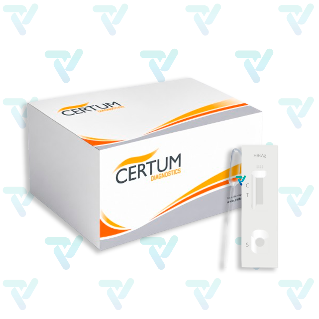 Hepatitis B (HBsAg) c/40 pruebas - Certum