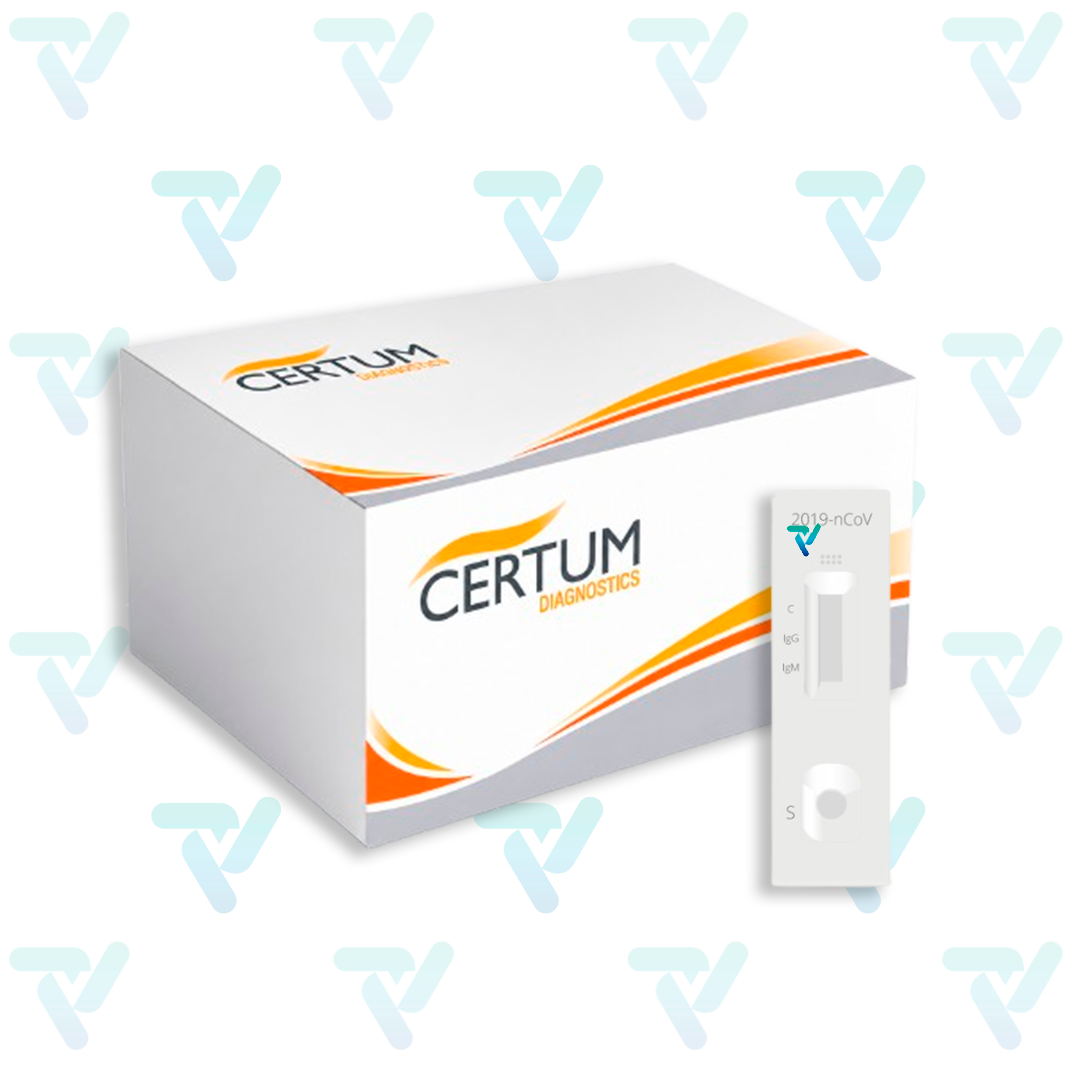Covid19 SARS-CoV-2 (IgG/Igm) Ac c/25 pruebas - Certum