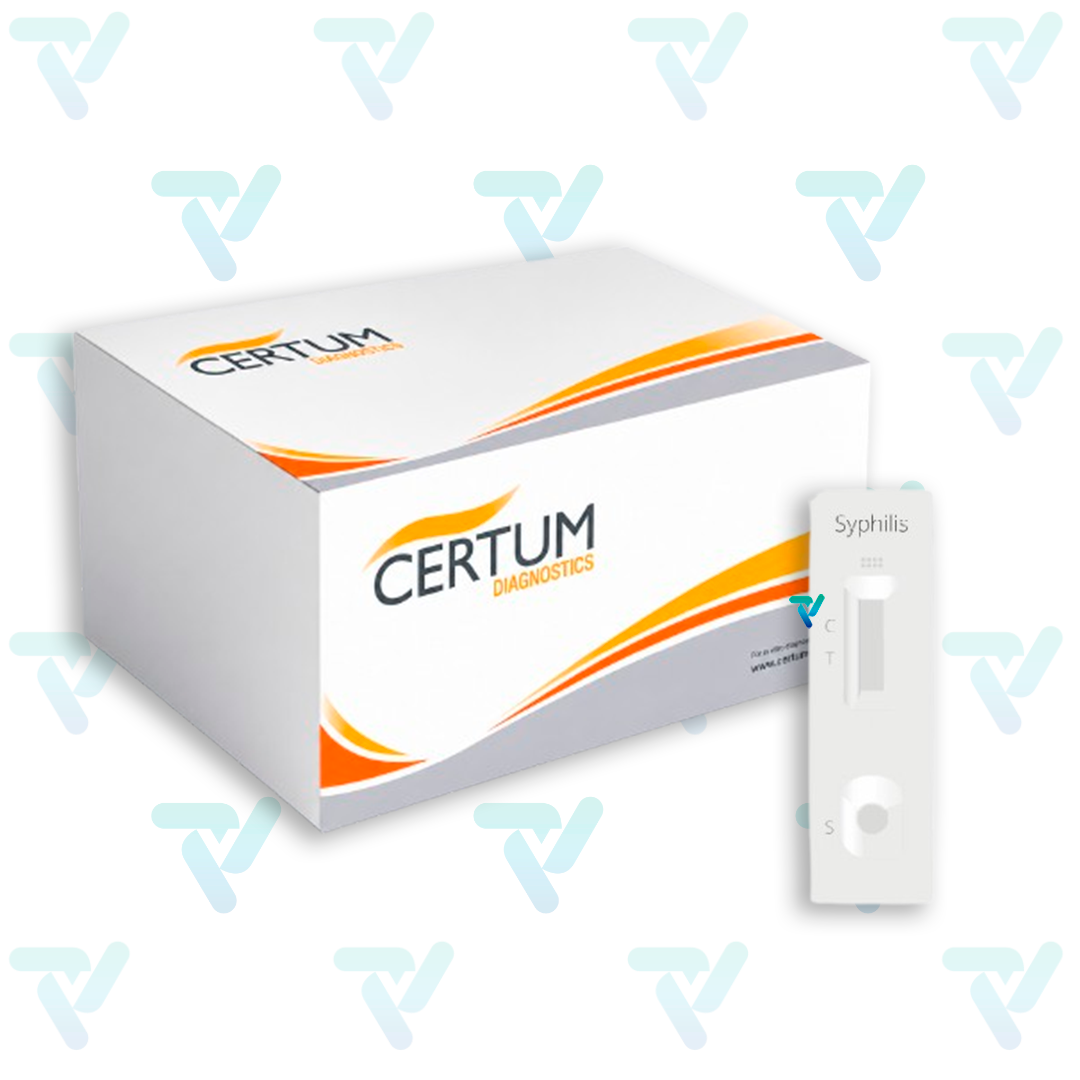 Sifilis (IgG/IgM) en Cassette c/25 pbas - Certum