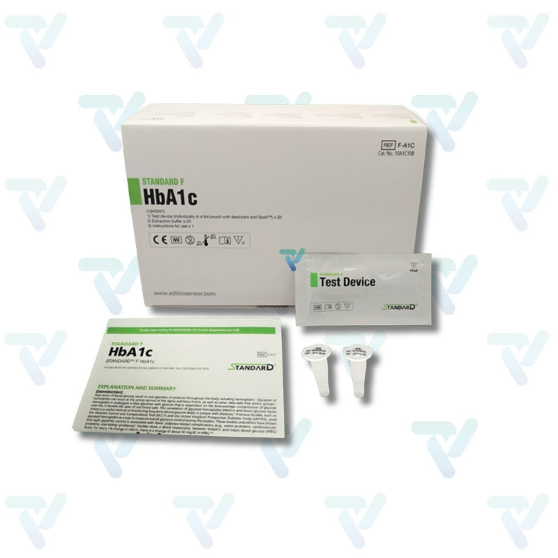 Hemoglobina Glicosilada (HbA1c) caja c/20 piezas - SD Biosensor