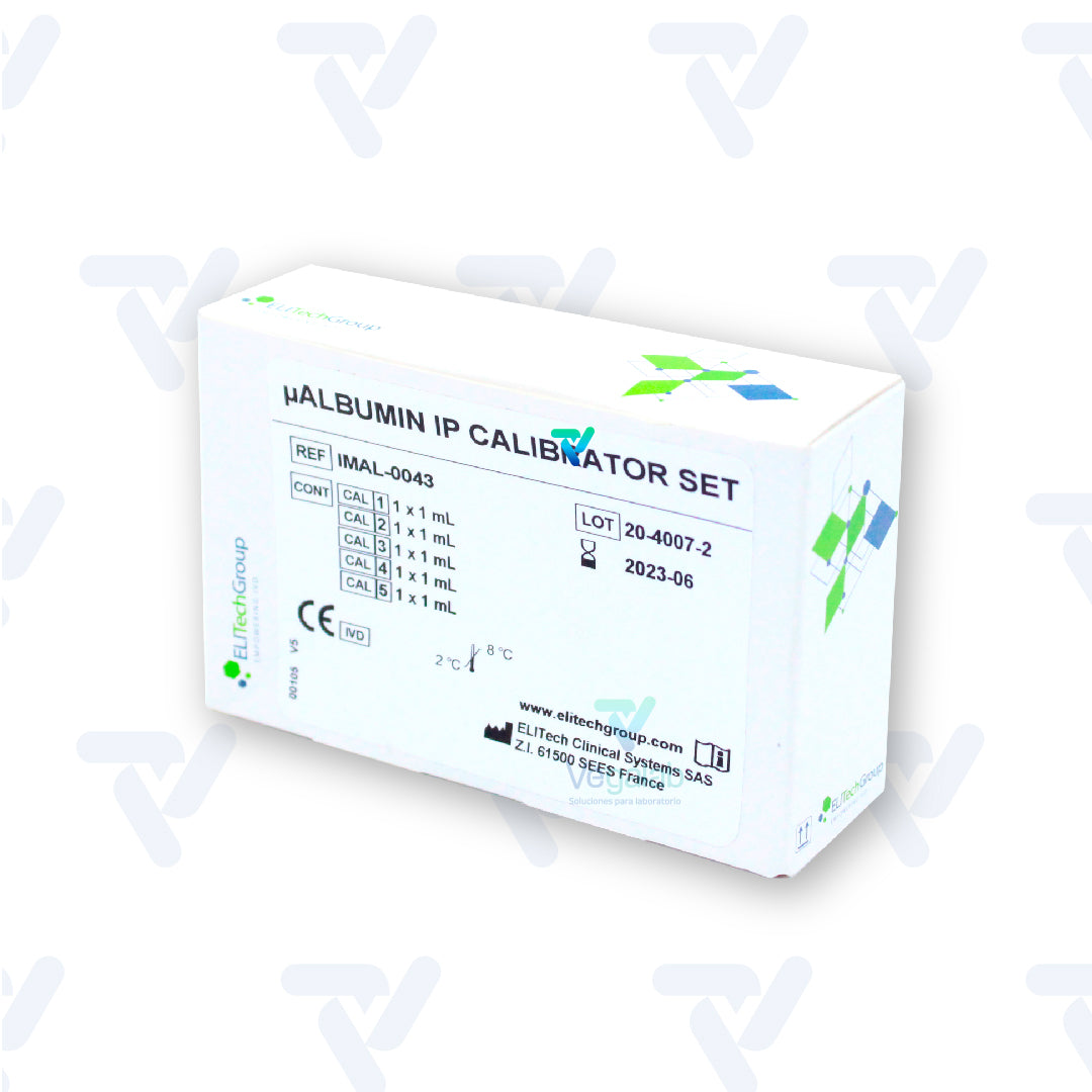 Set De Calibrador Protein Ip 5 Levels 5X Elitech Group