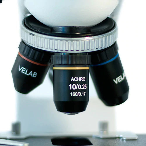 Objetivos semi-plan acromáticos 60x retractil. Modelo VE-23S Velab